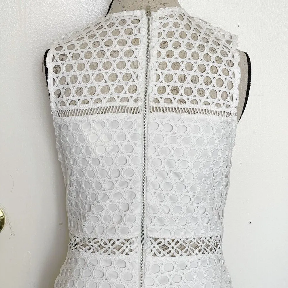 Mademoiselle Dress Sz Large Engagement White Bridal Shower Wedding Bachelorette - Image 8