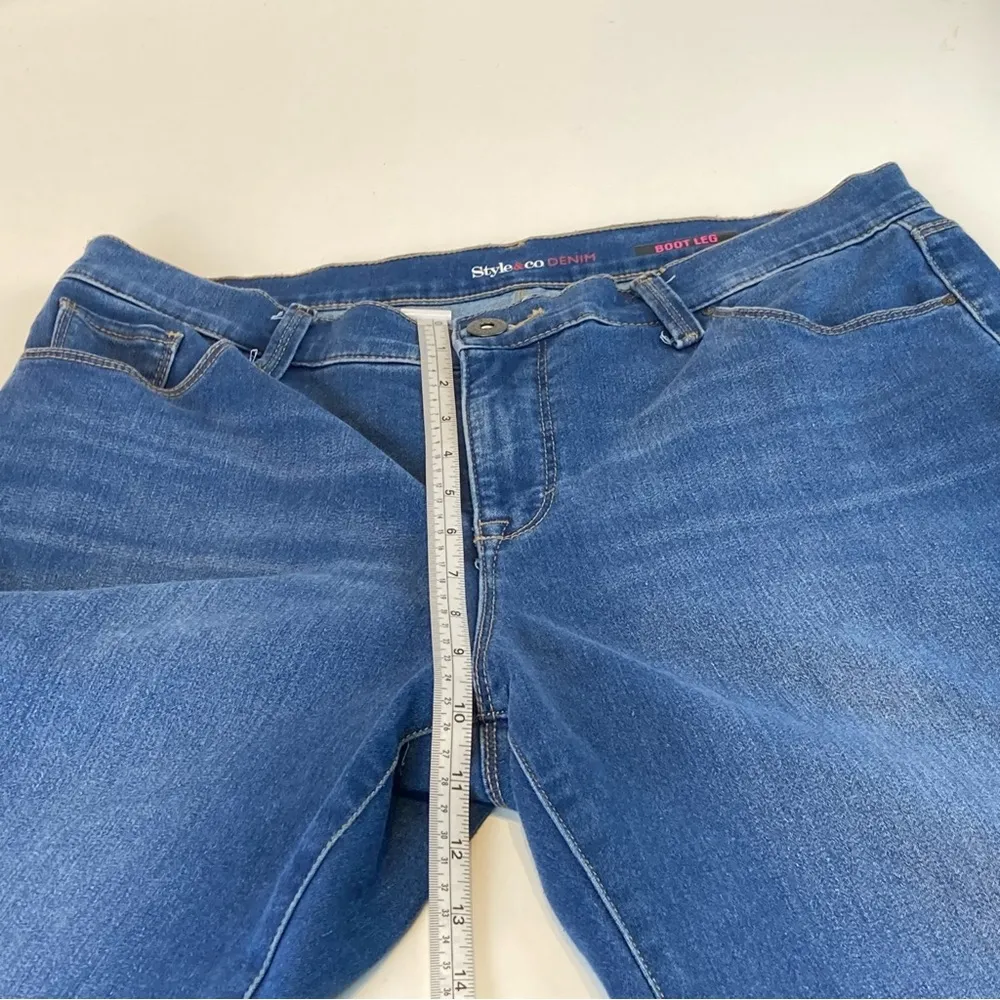 Style & Co  Petite Slim Leg Petite Jeans 14 - Image 11