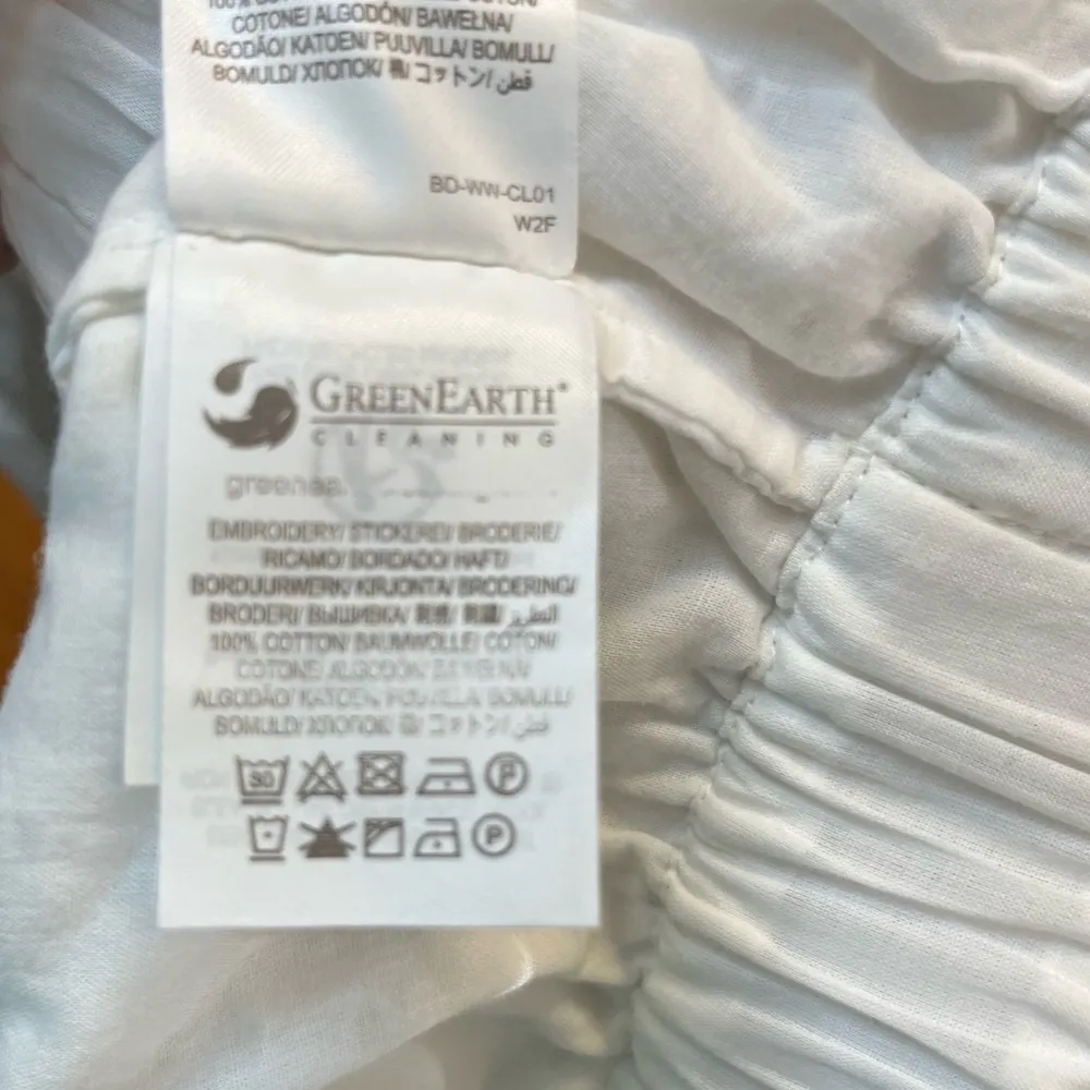 Boden Top White Eyelet Cropped Criss Cross Strap Blouse Sz US 8 NWT - Image 14