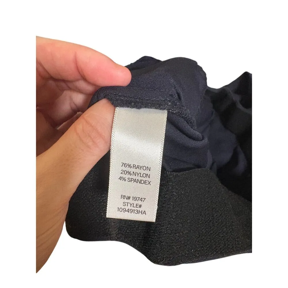 Counterparts Navy Ankle Pull On Pants SZ 16 Straight Leg Neutral Minimalist - Image 10