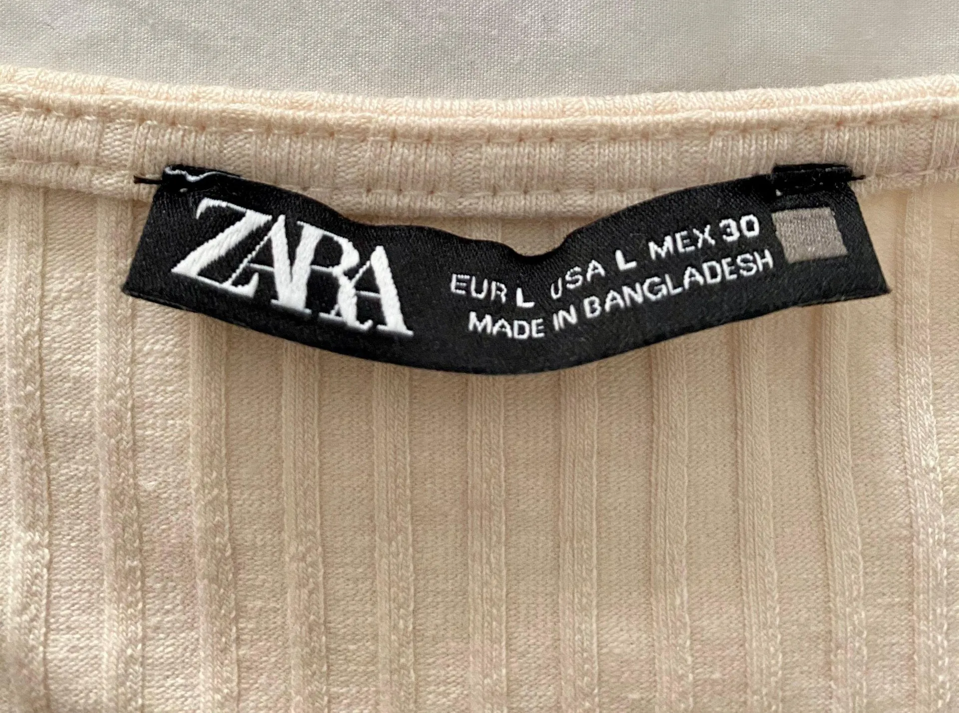 ZARA Ribbed Bodysuit - Image 6