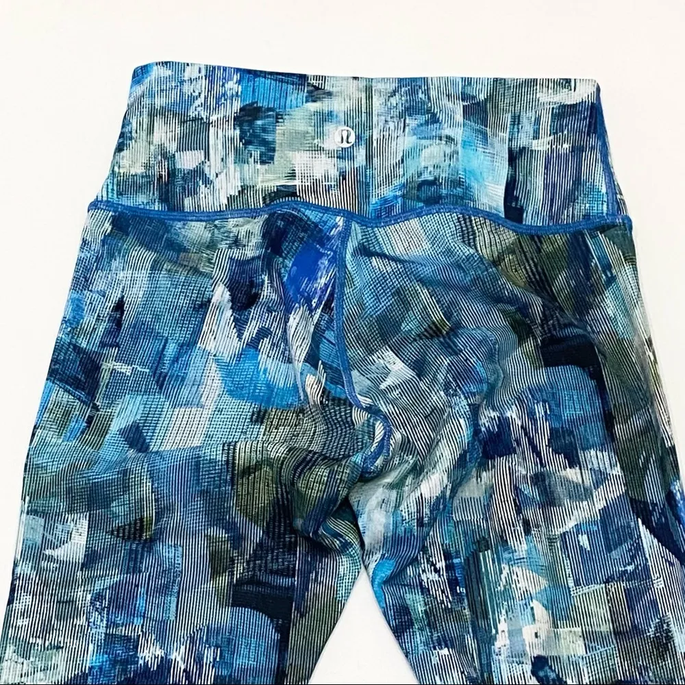 Lululemon  Wunder Under Crop Pant Sun Dazed Blue 6 - Image 8