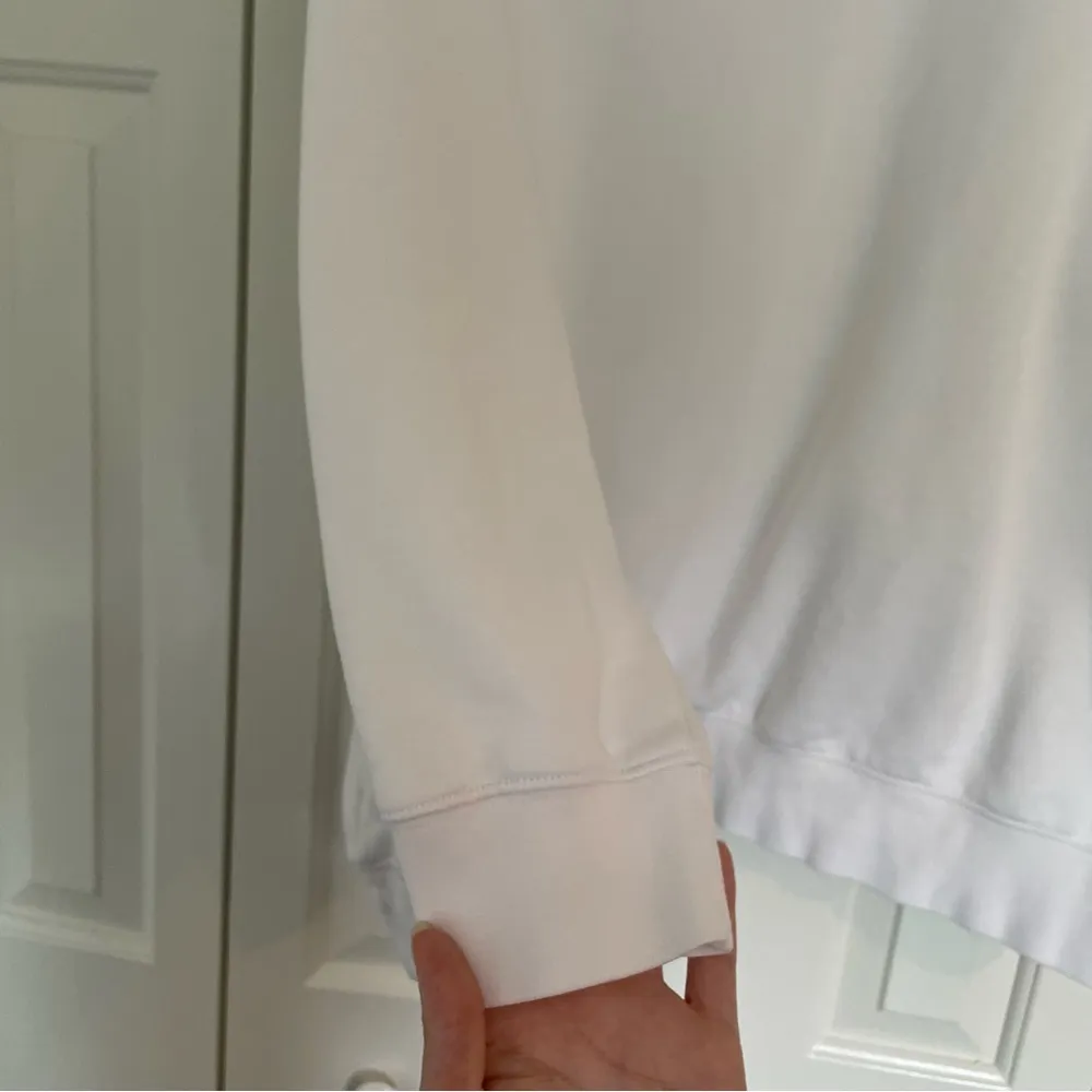 Nike Sportswear Oversized Fleece Hoodie Center Swoosh White Sz XXL - Image 12