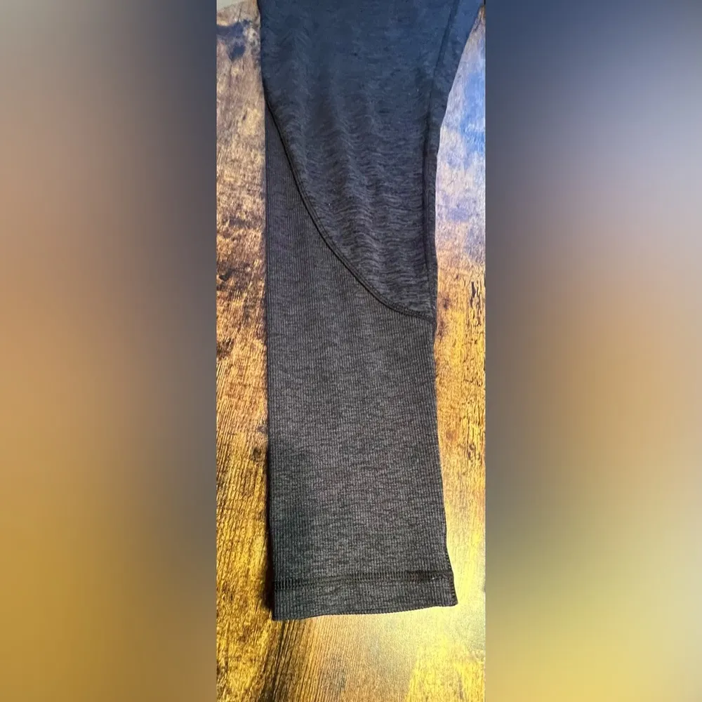 CALIA by Carrie Underwood | Essential Cozy Rib Tights. Size: L. Gray Size L - Image 7