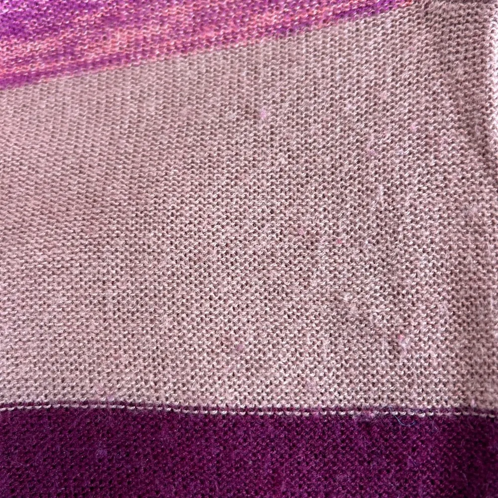 American Eagle Rugby Striped Wool Blend Sweater in Pink/Purple size XS - Image 11