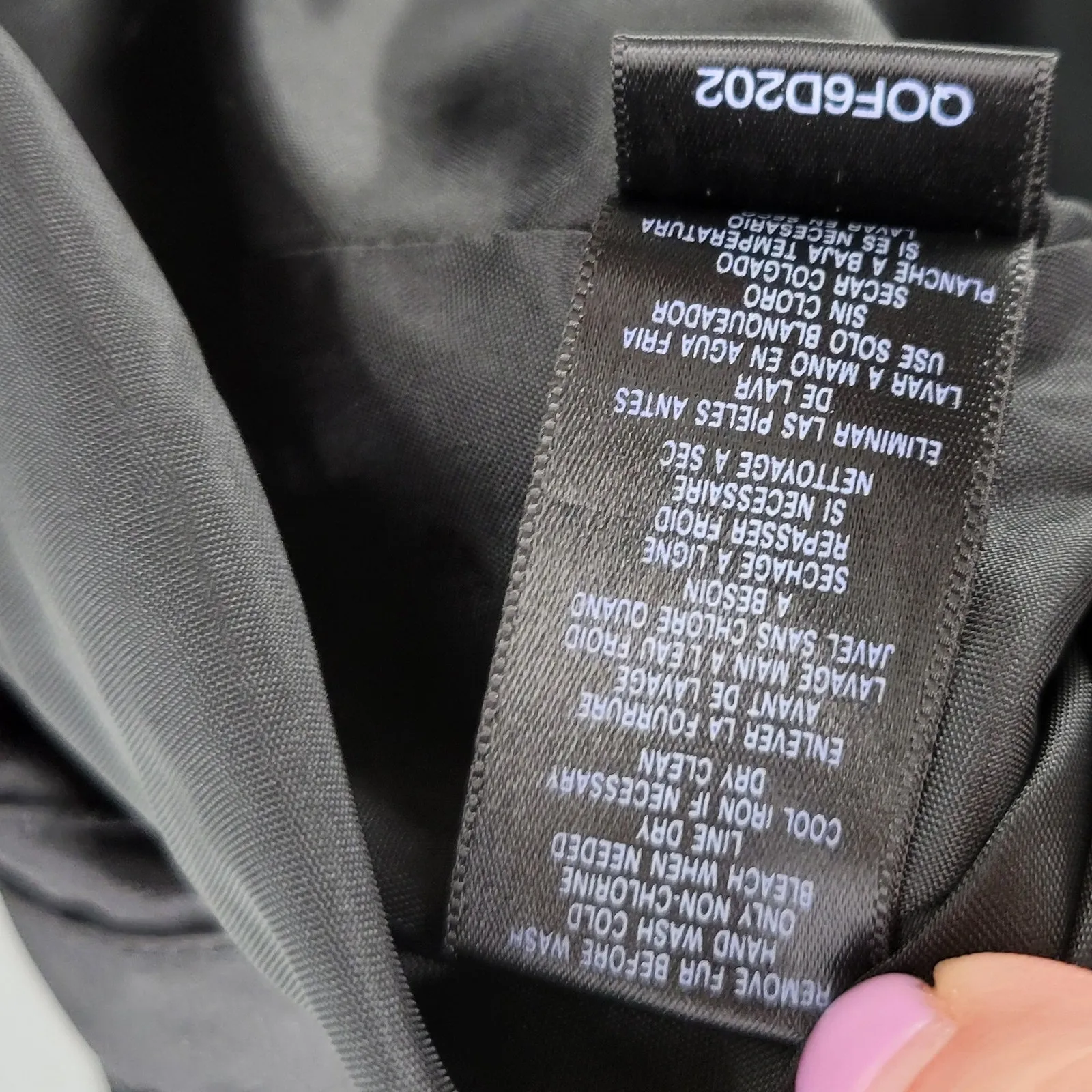 Max and Cleo Maralin Satin Dress Womens 12 Black Feathers Holiday Cocktail - Image 6