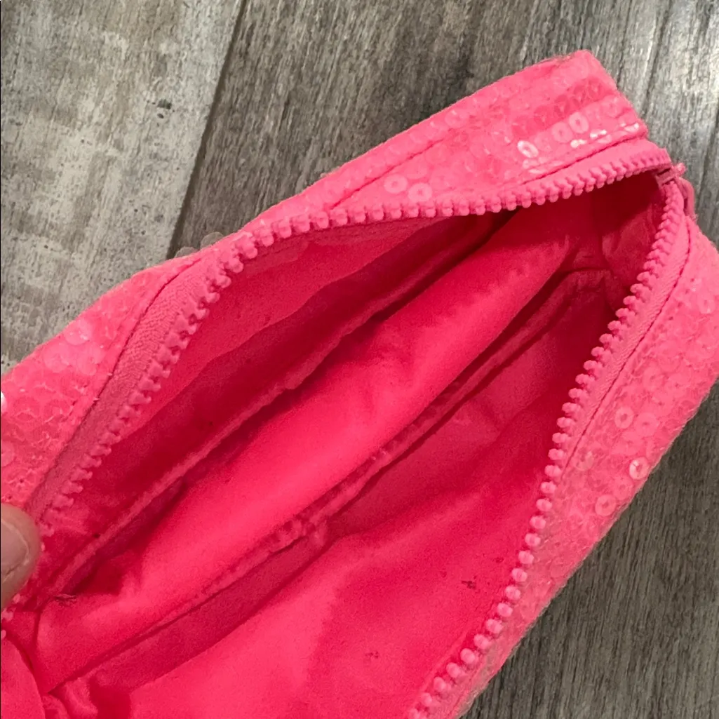 Victoria’s Secret Pink Sequin Makeup Bag - Image 6