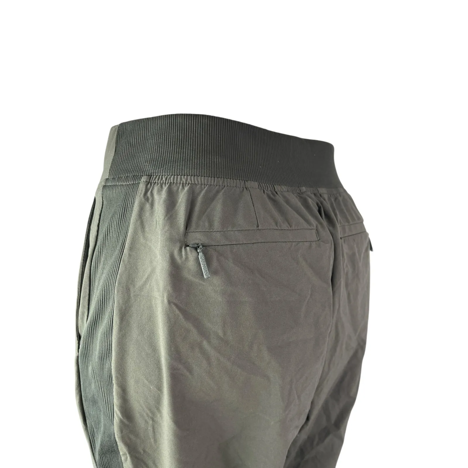 Athleta Brooklyn Ankle Women's Green High Waisted Tapered Trousers Pants Size 0 - Image 3