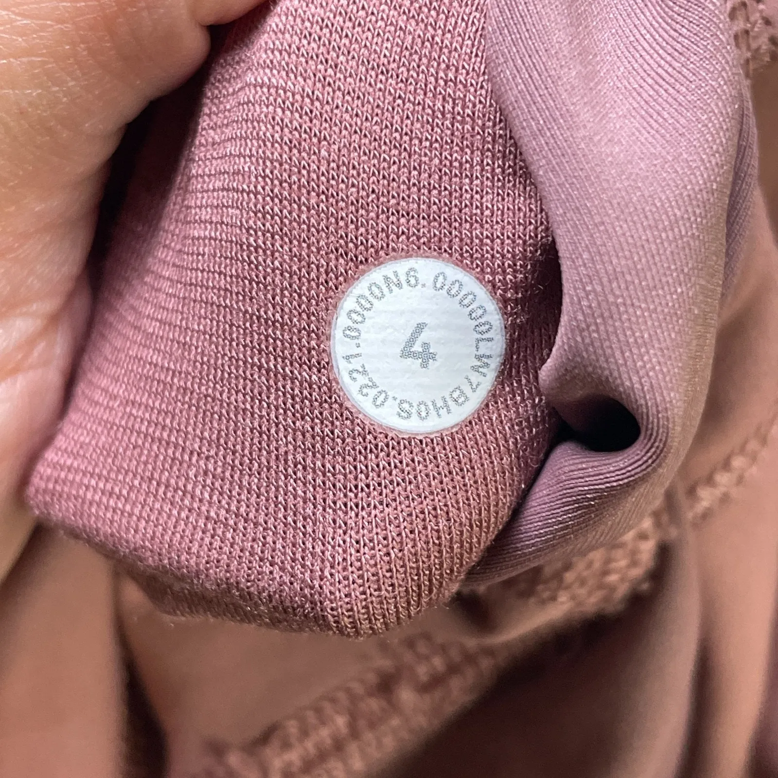 Lululemon Wunder Train High Rise Bike Short 8" Size 4 Mauve LW7BH0S Gym Athletic Pink - Image 7