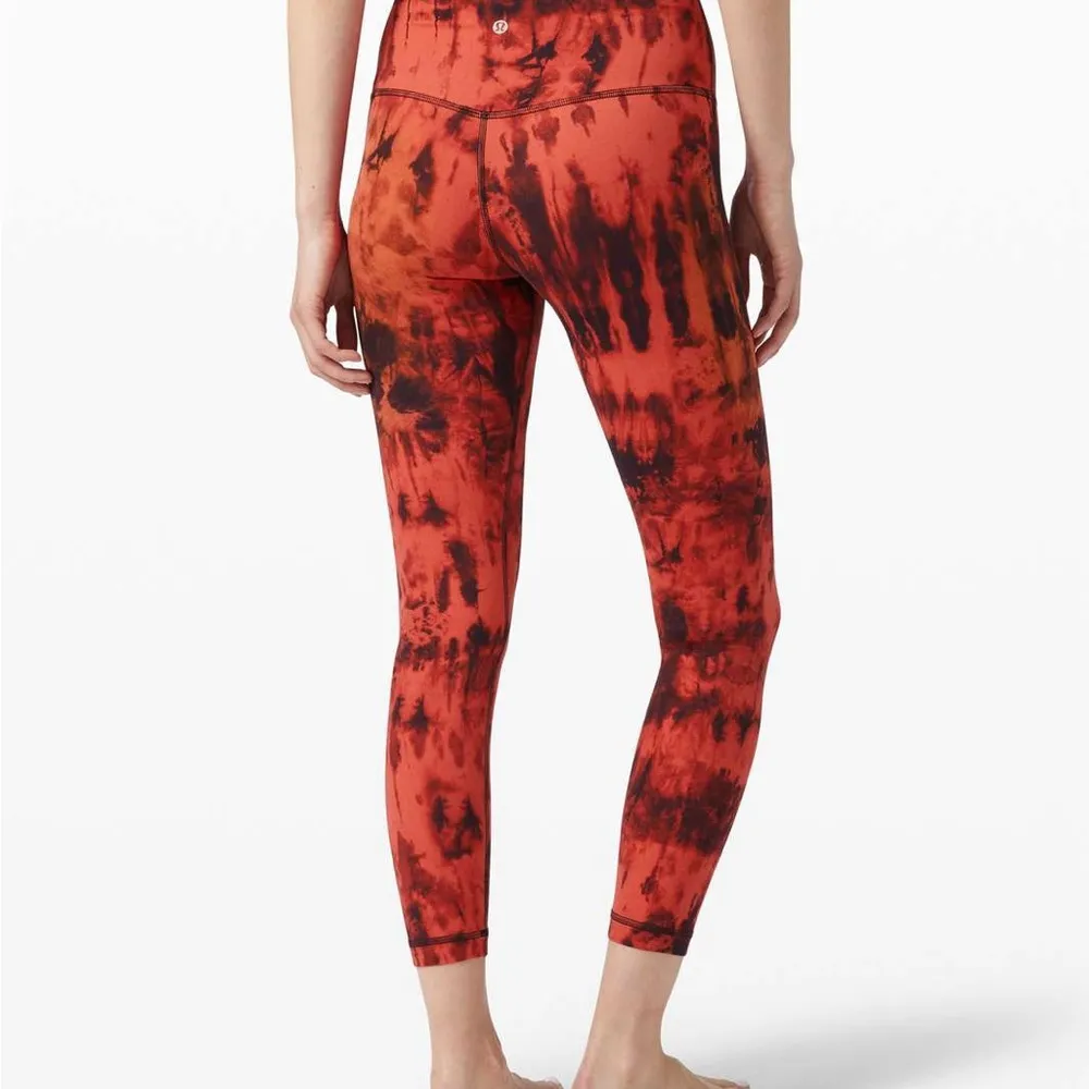 NWOT Lululemon Align Pant II 25" *Game Day
Game Day Red Black Diamond Dye Multi - Image 3
