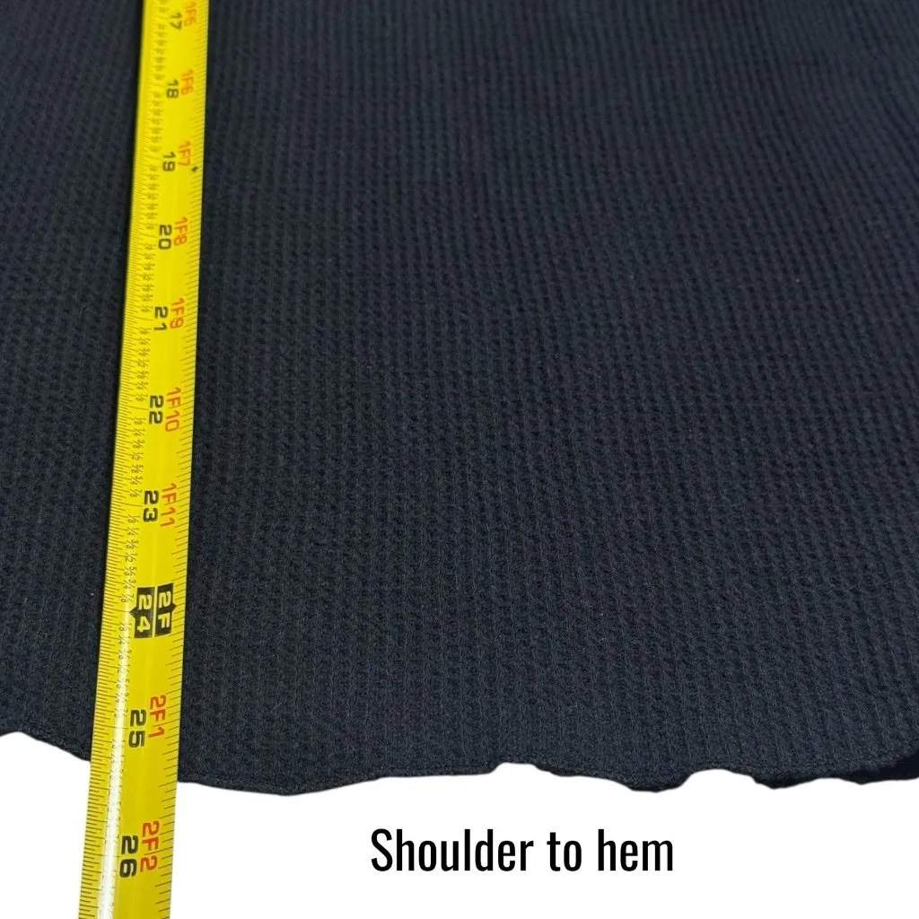 Y2K Lucky Brand Long Sleeve Sequin Peace Sign Thermal Top Bella Swan Country S - Image 9