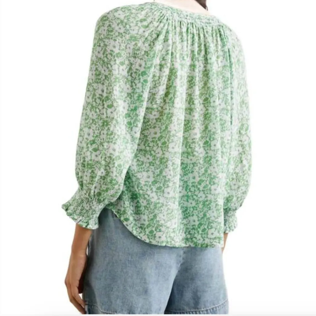 Rails  Mariah Blouse Top Green Texture Floral - Image 2
