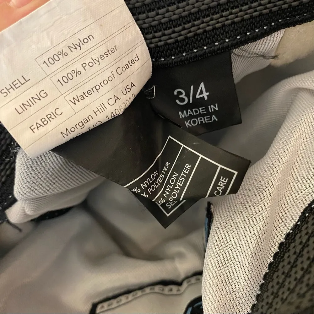 Fox Racing 180 Race Pants; black and blue size 3/4 unisex motor riding pants - Image 6