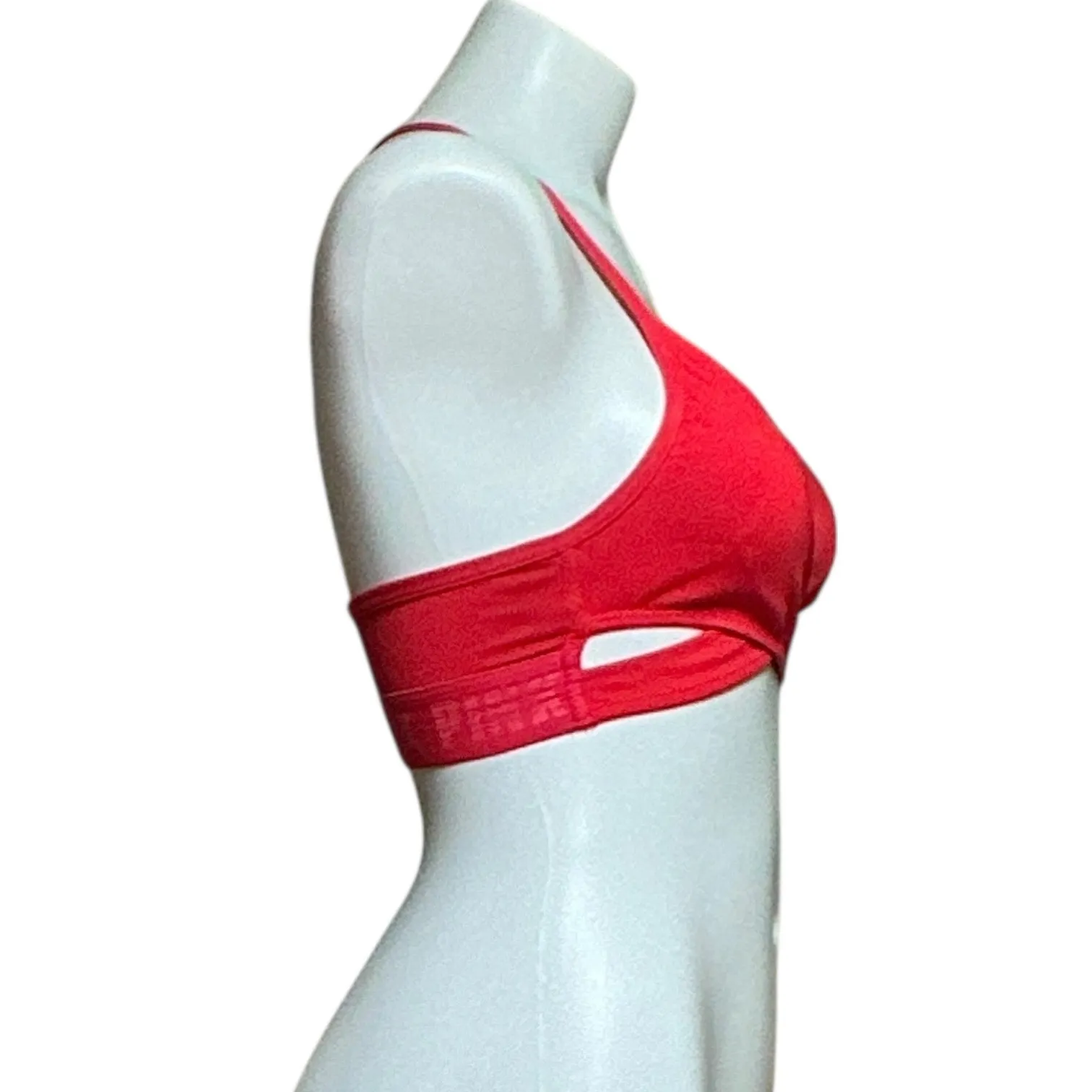 Victoria's Secret Pink Racerback Criss-Cross Front Bikini Top Red XXS - Image 4