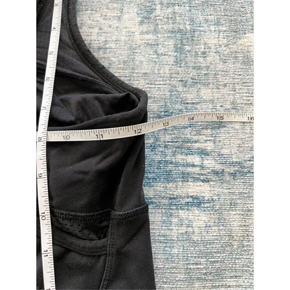 Lululemon  Black Crossback Athletic Tank Top Size 6 - Image 4