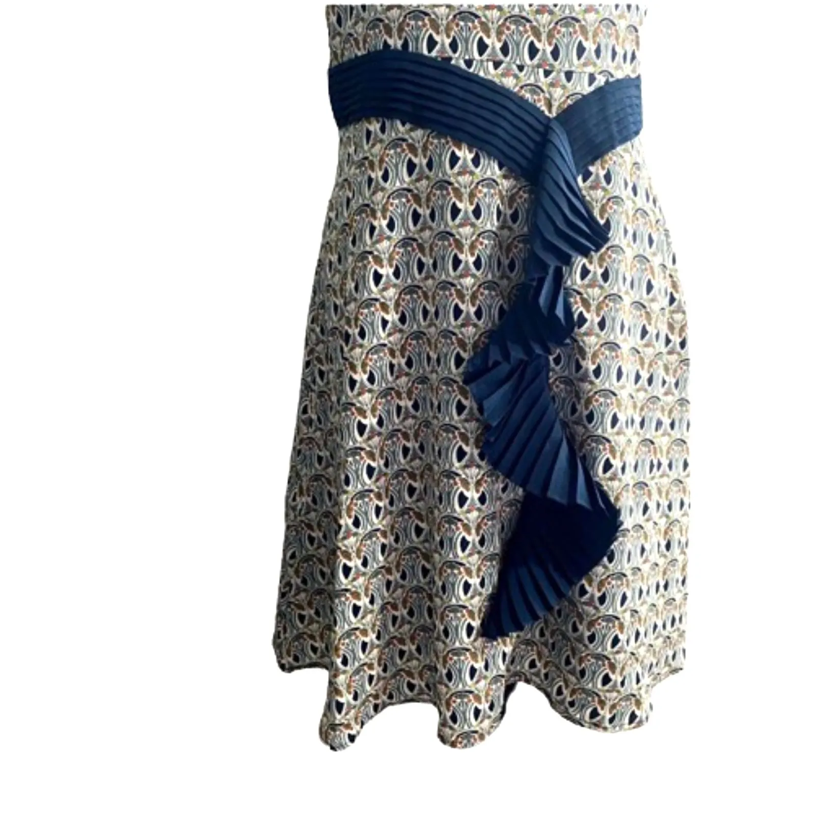 Liberty of London‎ for Target Ruffle Front Sundress Teal Blue US Size 6 - Image 5