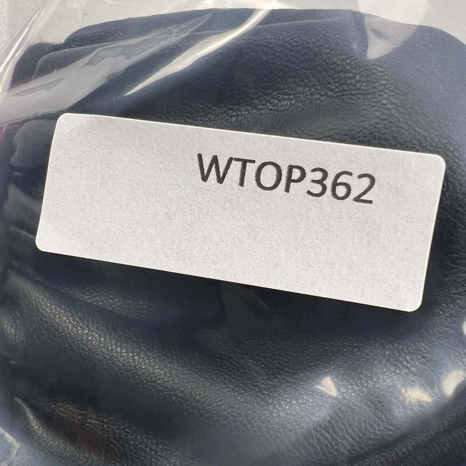 Michael Kors Faux Leather Puff Short Sleeved Black T-Shirt Size XS - Image 11