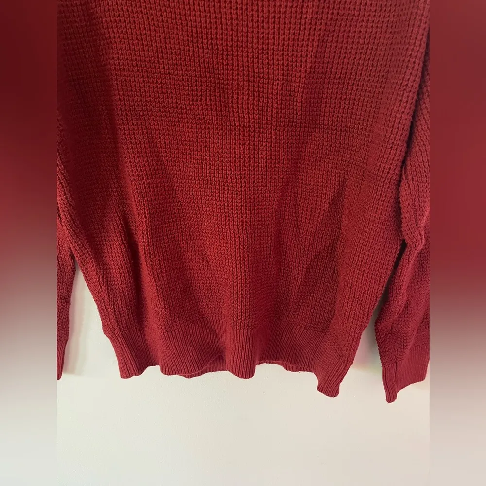 Hollow out sweater Cross front/back size M - Image 7
