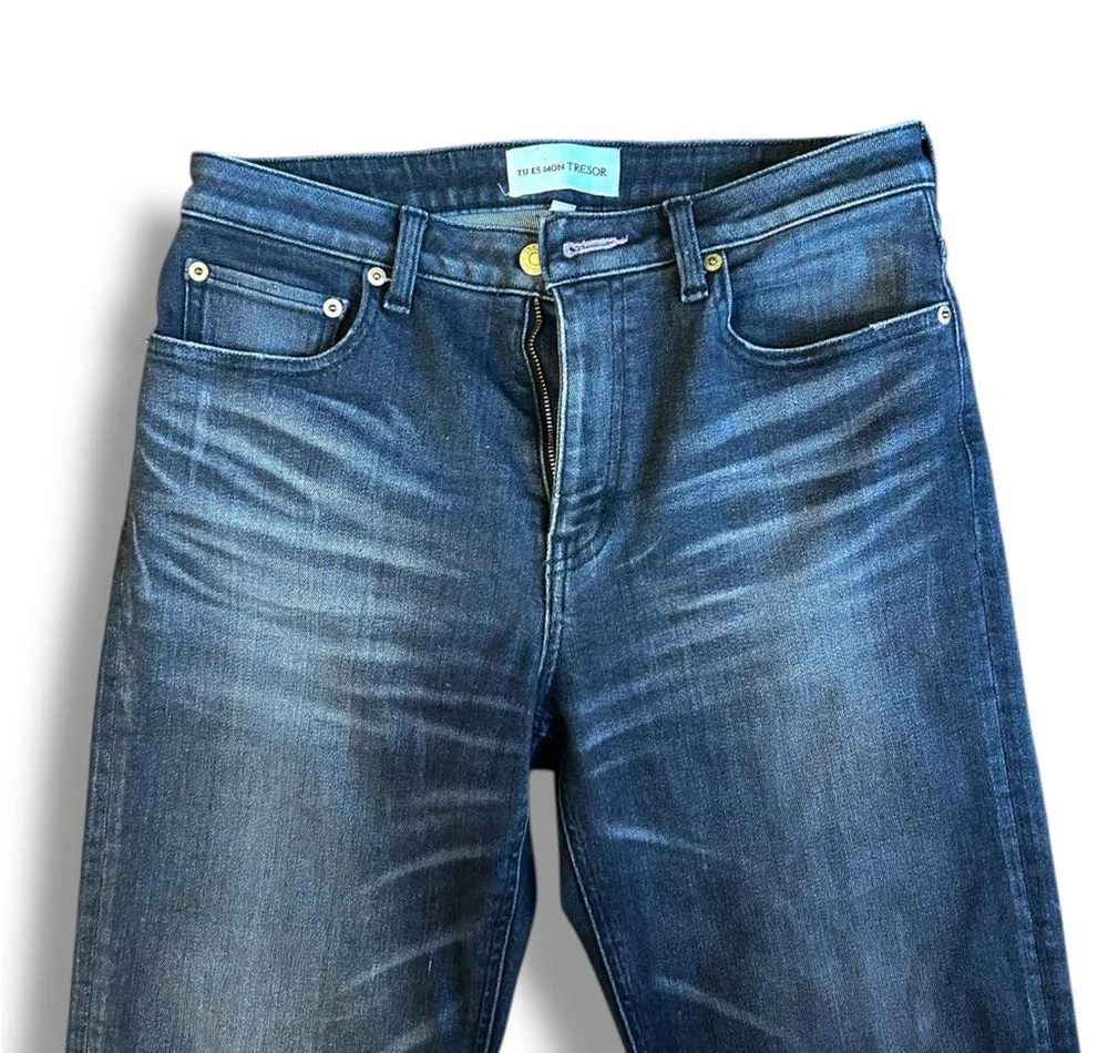 TU ES MON TRESOR The Amethyst Jean in Grey/Black 3year Size 27 Gray - Image 8