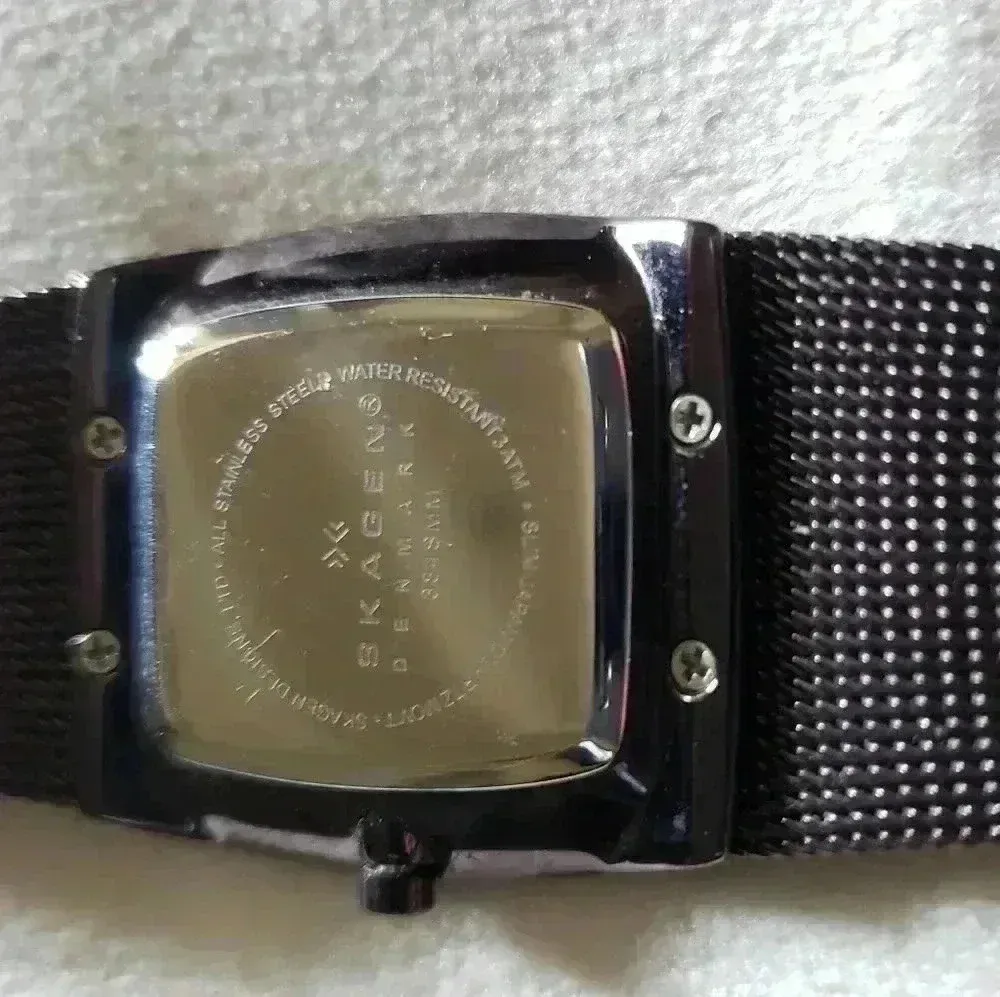 Skagen Brown Stainless Steel Mesh Watch • Needs New Battery - Image 7