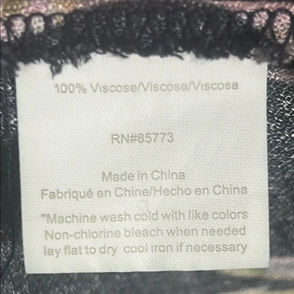 O'Neill Camisole Deep Blue with Pink and Green Tropical Floral Design Tank - Image 7