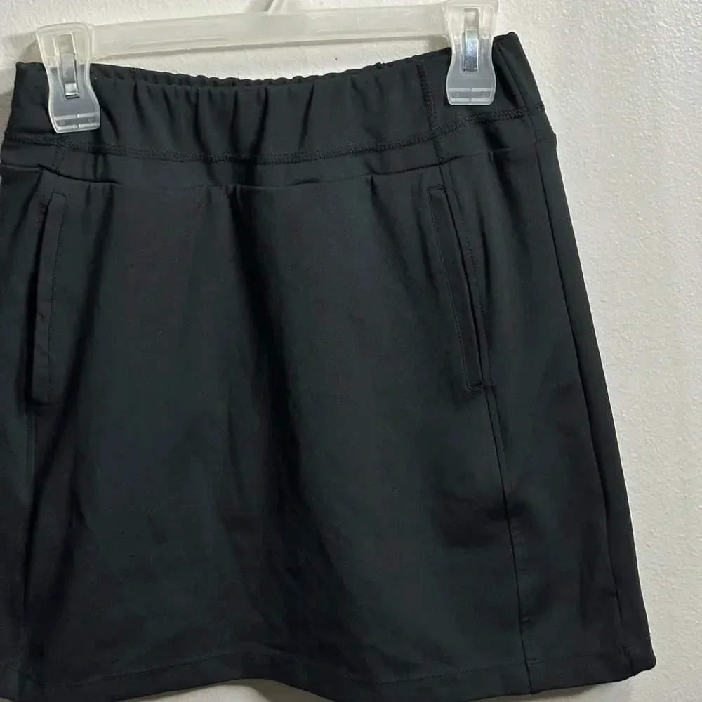 Tail White Label Skort Skirt XS Black Athletic Activewear Gym‎ Tennis Workout - Image 2