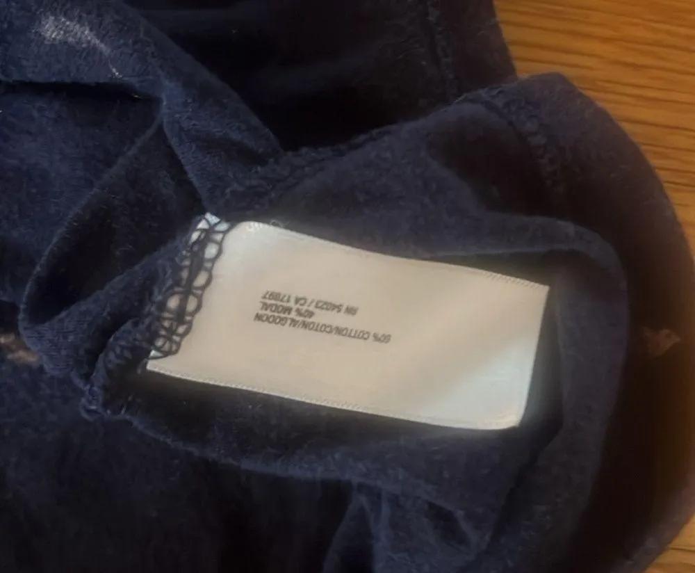 Old Navy 3/4 Sleeve Bird Print Top (Small) - Image 7