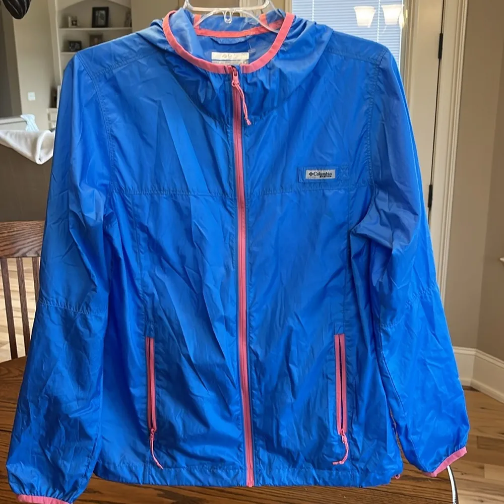 Columbia PFG Rain Jacket Windbreaker - Image 4