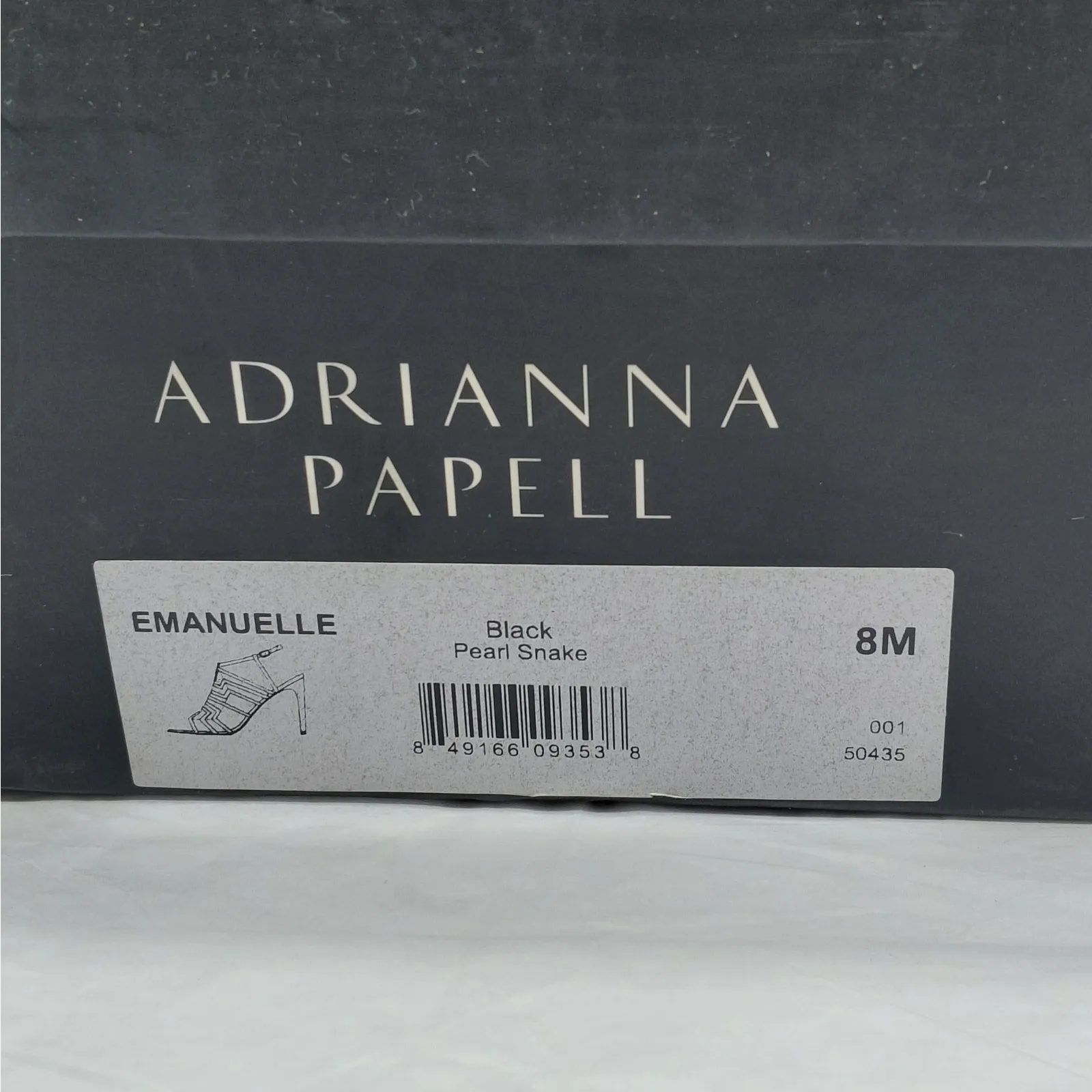 Adrianna Papell Emanuelle Caged Dress Sandals Shoes Women's Size 8M Black Heels - Image 12