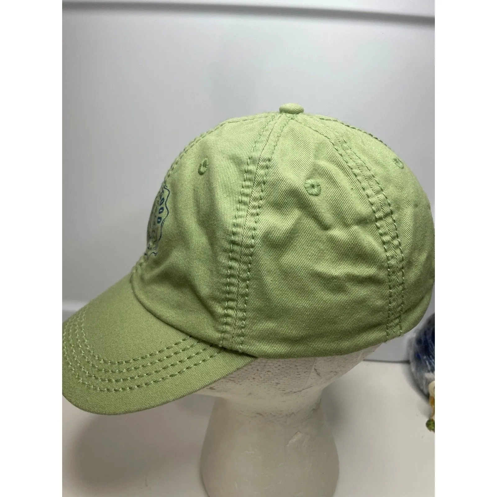 Life is Good Simple as that Flower print green Hat Strapback - Image 4