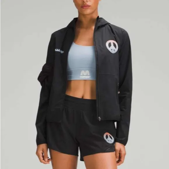 Lululemon x Madhappy Packable Running Jacket in Black Sz 2 NWT - Image 2
