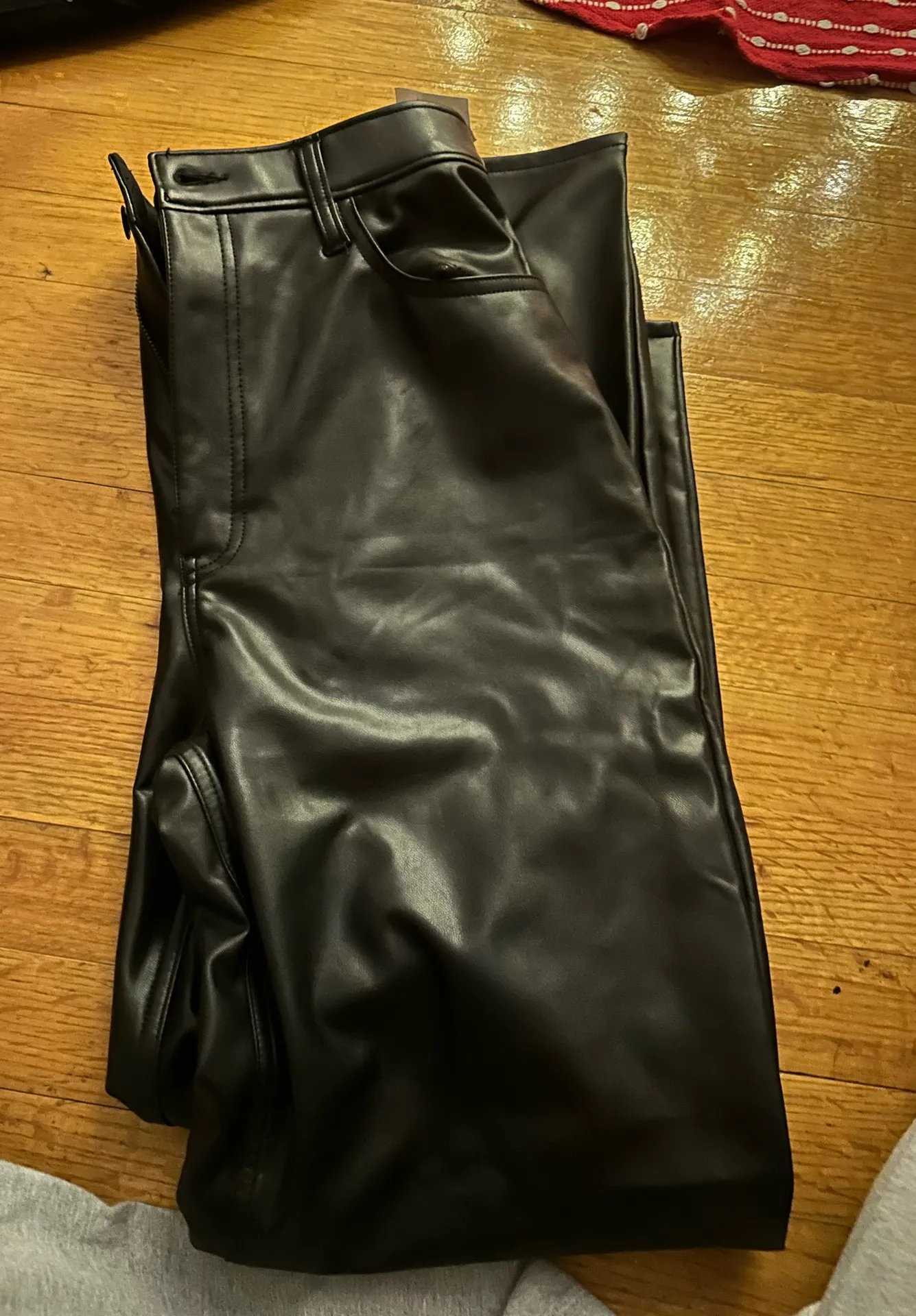 Abercrombie Jeans Leather Black - Image 1