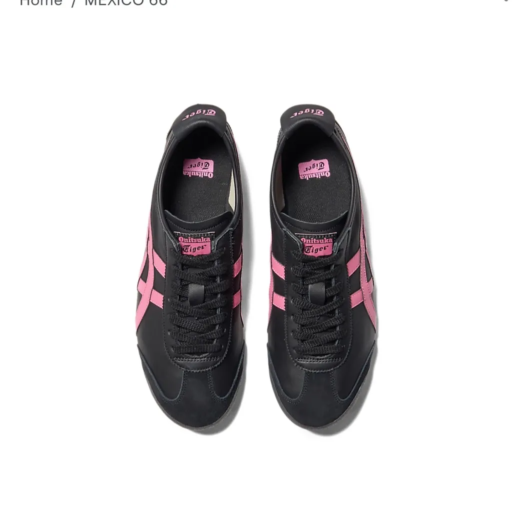 Onitsuka Tiger MEXICO 66 Unisex COLOR BLACK / DRAGON FRUIT size M 5 W 6.5 NIB - Image 6