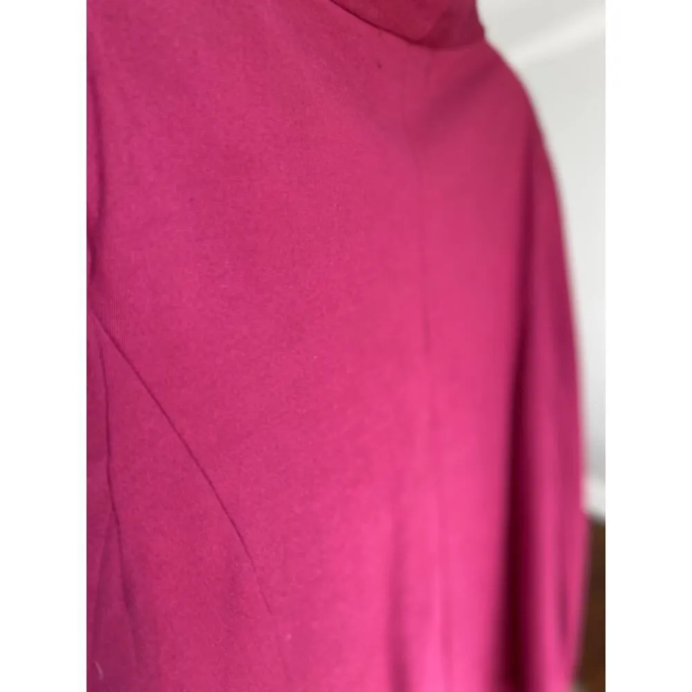 Simply Styled Berry Blazer Feminine Polished Business Professional Autumn Winter Pink Size L - Image 6