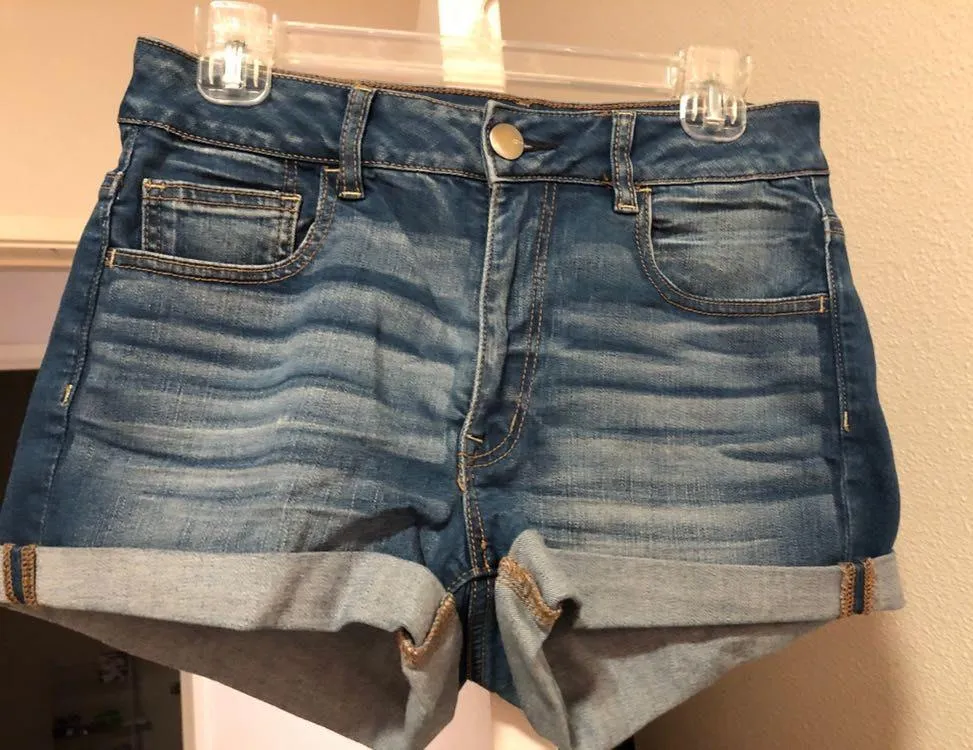 American Eagle Outfitters AE Super Stretch Jean Shorts - Image 2