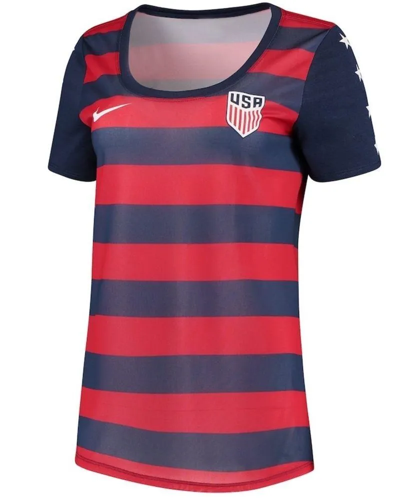 NWT Women's Nike Navy/Red US National Team Match Performance T-Shirt M - Image 2