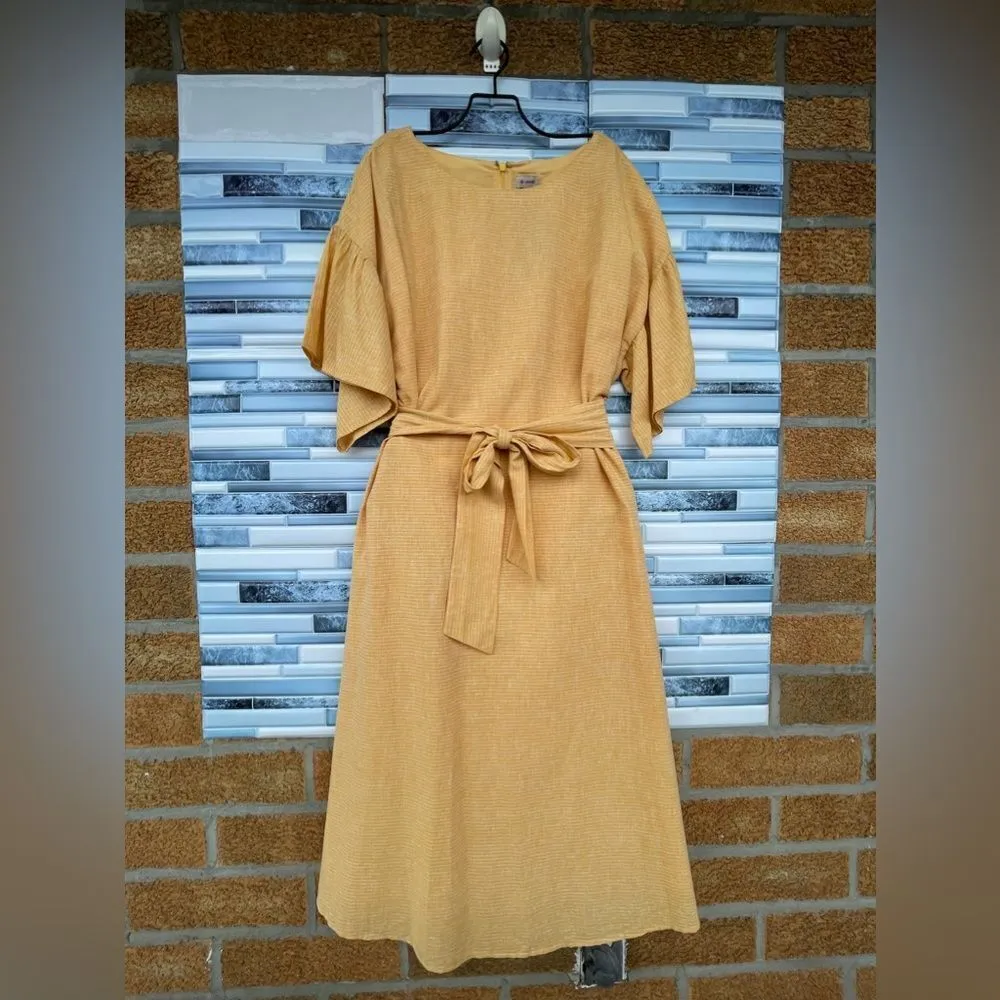 Cremieux Natalia Tie Front Ruffle Sleeve Dress 12 - Image 2