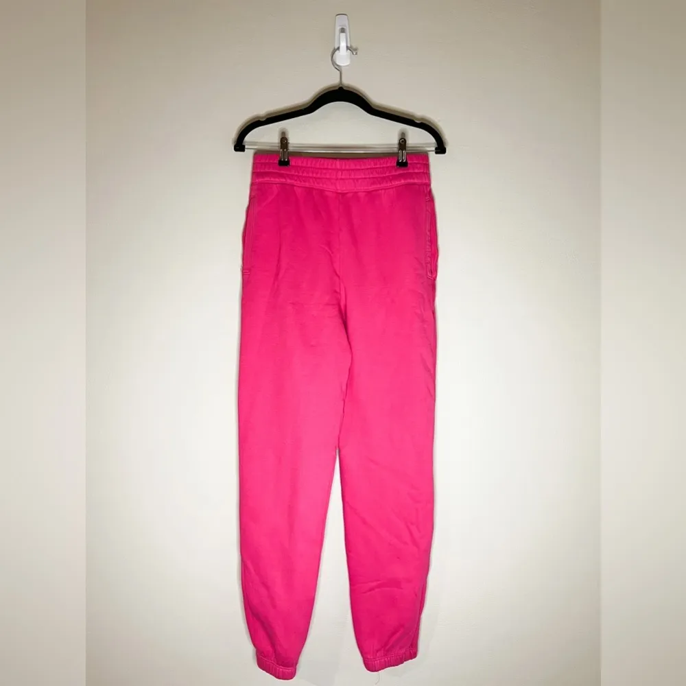 NWT SUNDRY High Waisted Cuff Joggers Pink Large - Image 44