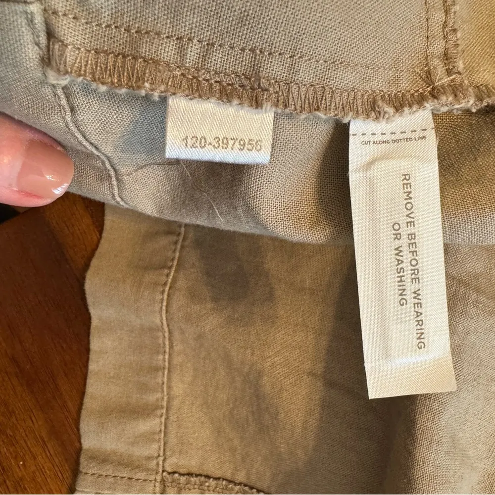 NWT  Linen Military Style Tan Blazer - Image 8