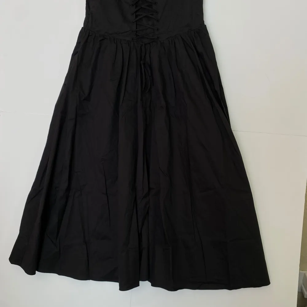 HOUSE OF CB 'Tatiana' Black Midi Sundress NWOT size XL‎ - Image 14