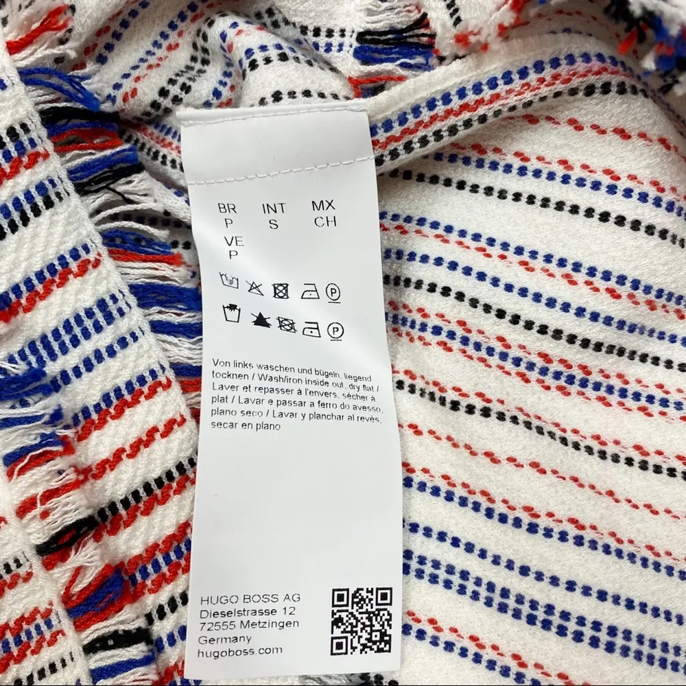 Boss Hugo Boss Stripe Multicolor Top Blouse - Image 7