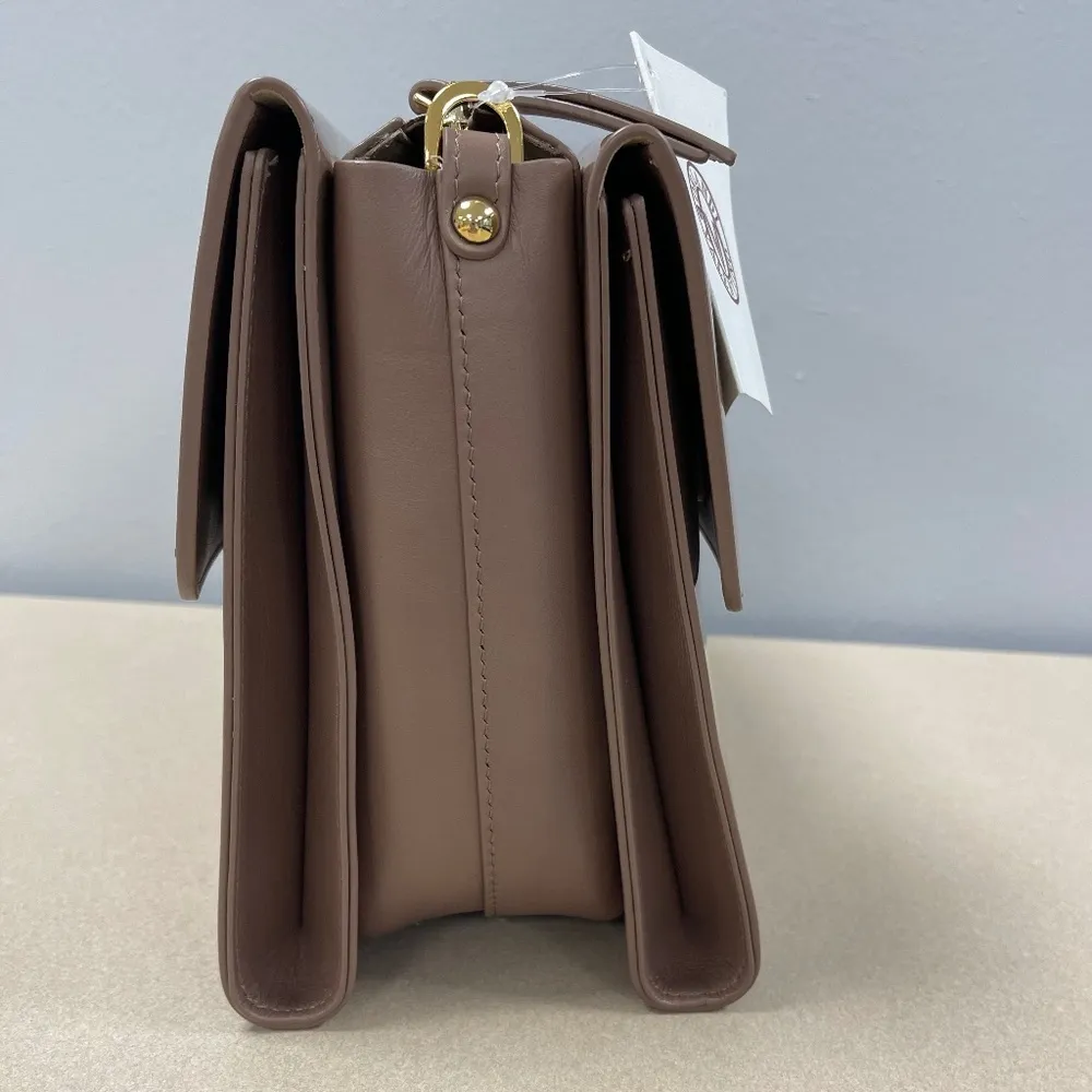 VALENTINO ORLANDI Triple Entry Patent Leather Crossbody - Image 4