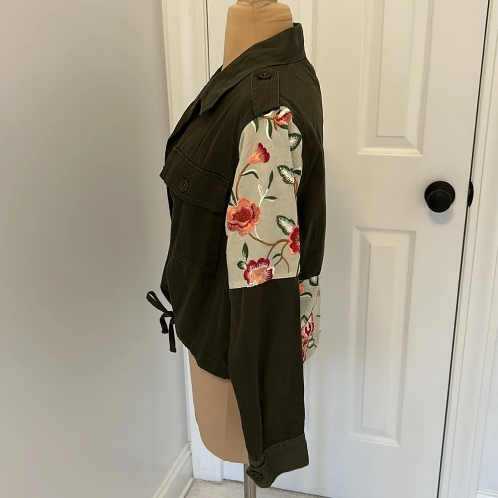 Anthropologie Tiny Leslie Embroidered Utility Jacket - Image 6