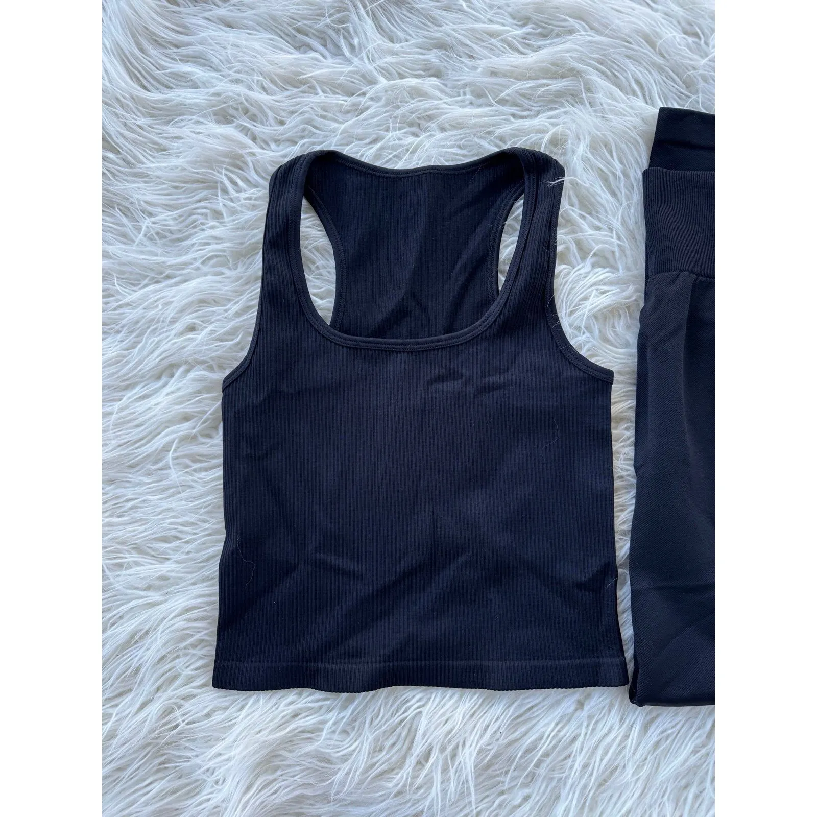 OQQ Black Workout Set Size Small - Image 4