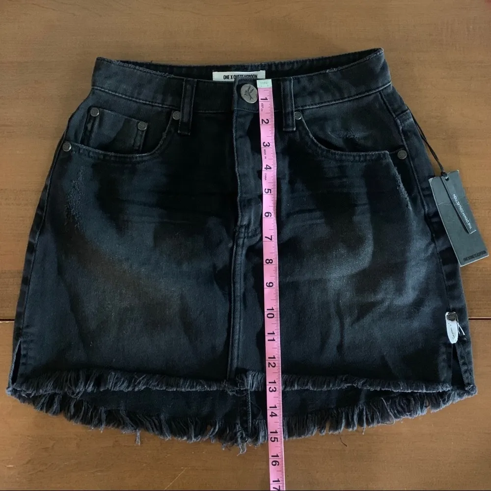 One Teaspoon  Denim Mini Skirt - Image 8
