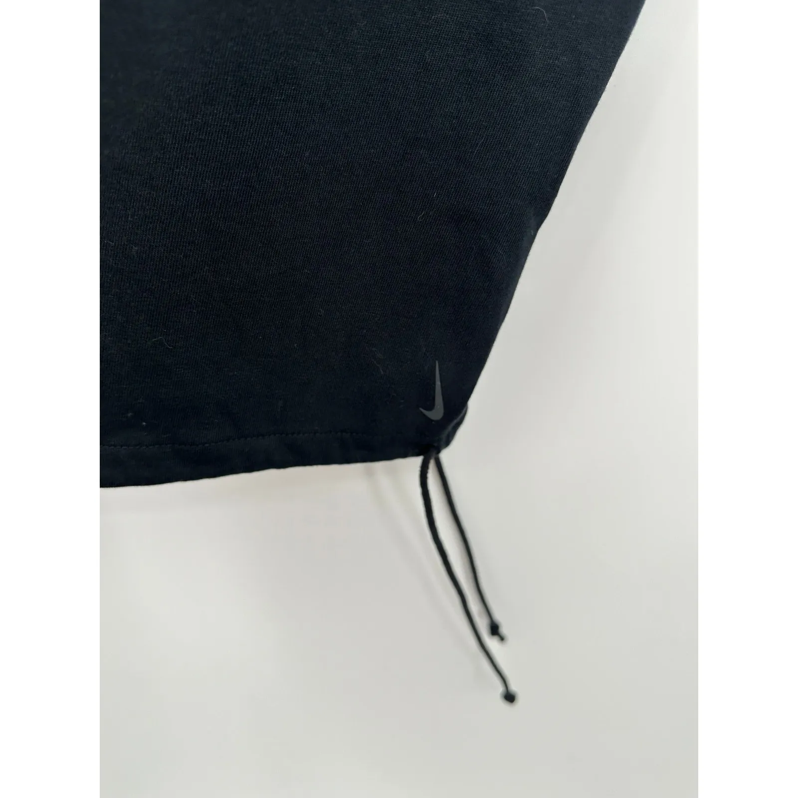 Nike Black Yoga Tank Top Tie Waistband Scoop Neck Womens Size Medium - Image 7