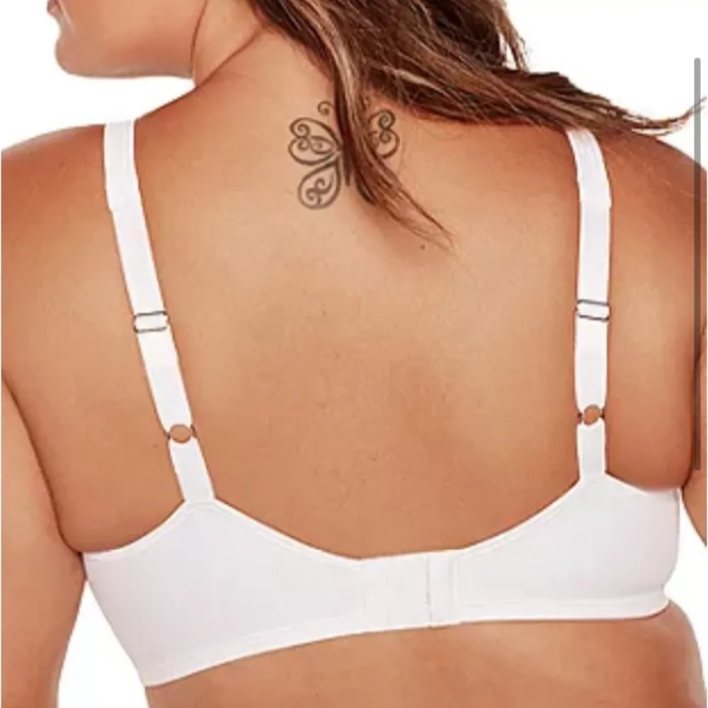 Bali White Passion For Comfort Minimizer Underwire Bra 34DDD 34F - Image 3