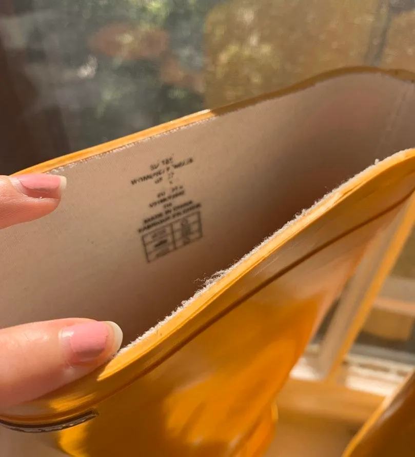 Lands'End Yellow Rain Boots - Image 3