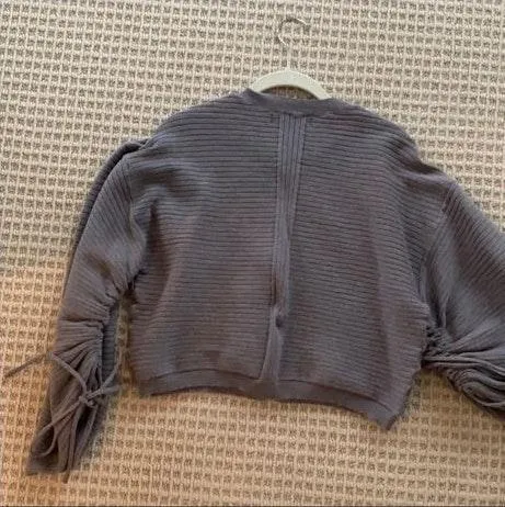 Dobe Ruched Sleeve Sweater - Image 3