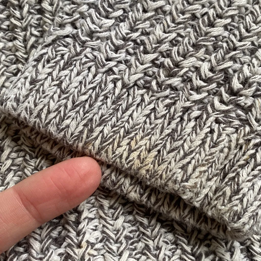 VTG Abercrombie and Fitch Adirondack Trail Ramie Cotton Chunky Knit Sweater Boxy - Image 4